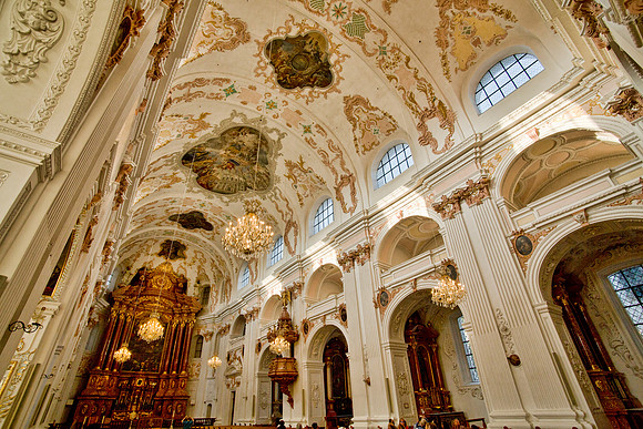 Baroque Interior - Jesuitenkirche, Lucern