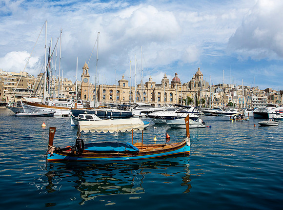 Traditional Boat - Vittoriosa Harbour