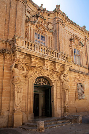 Baroque Façade - Mdina, Rabat