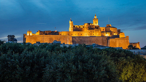 Dusk - Cittadella, Victoria, Gozo