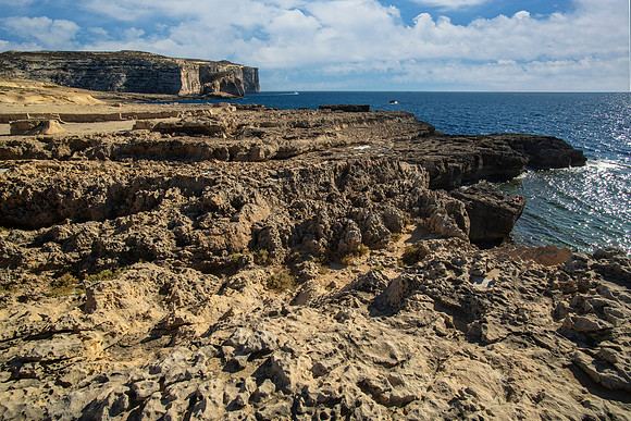 Coastline Texture - Dwejra Bay, Western Gozo