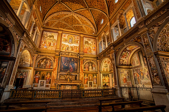 Frescoes, San Maurizio Church (c.1518) - Milan