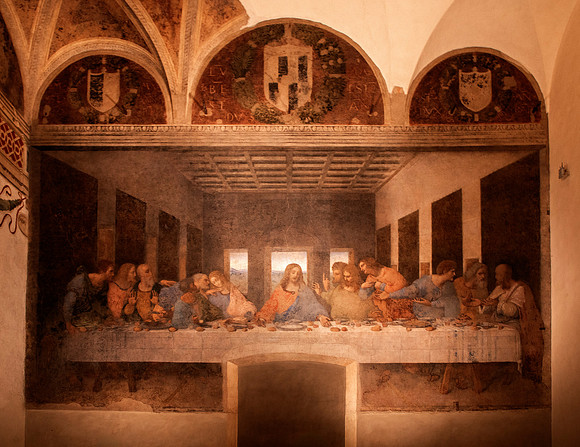 Last Supper (c.1498) by Leonardo DaVinci - Milan