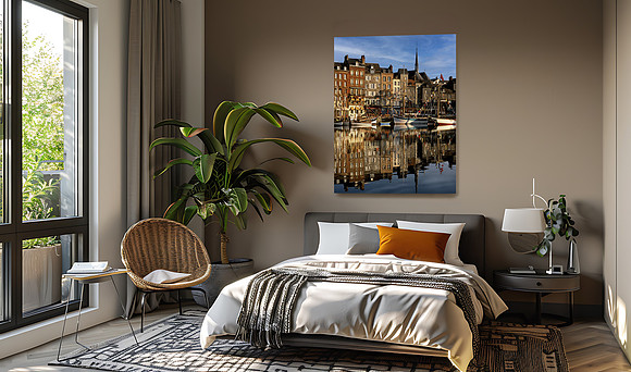 This bedroom presents an image found under the Europe, Africa & Asia tab / France Gallery.