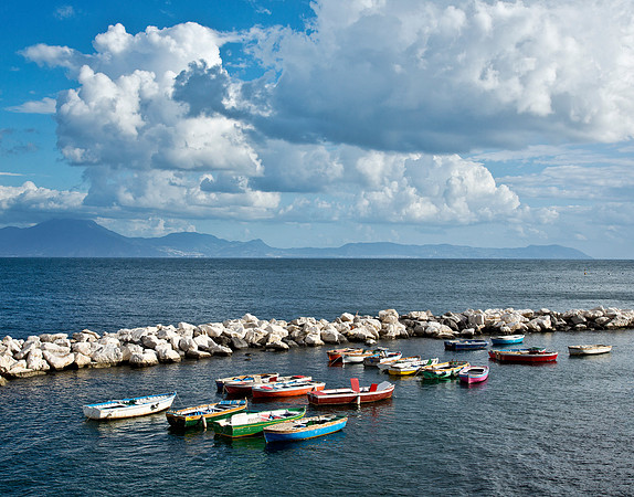 Breakwater & Fishing Boats - Naples