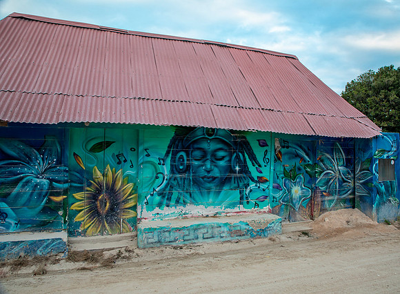Mural - Isla Holbox (artist unknown)