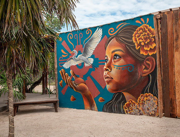 Mural -  Isla Holbox (artist unknown)
