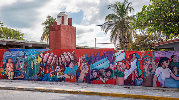 Mural Wall - Isla Mujeres