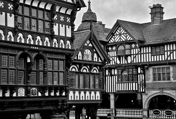 Downtown Chester - County Cheshire, England