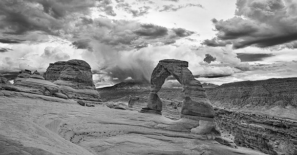 Approaching Storm - Delicate Arch, Utah