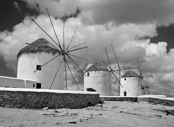 Windmills - Mykonos, Greece