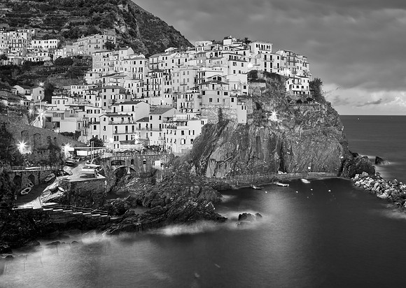 Manarola Dusk - Cinque Terre, Italy