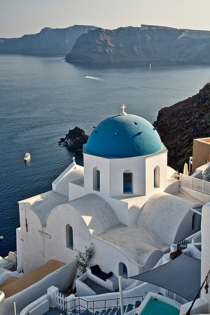 Blue Dome & Caldera - Oia