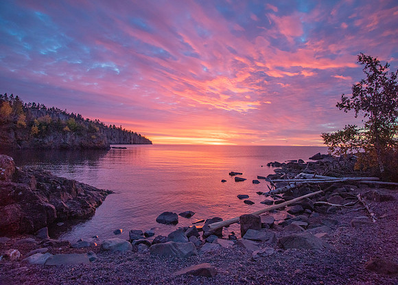 Lake Superior Sunrise - Shovel Point, Tettegouche SP