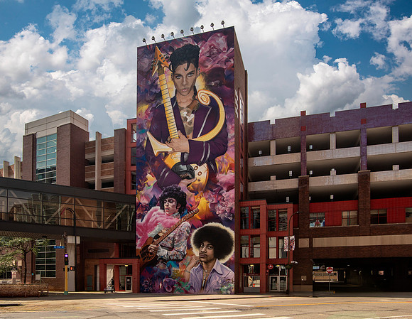 Prince Mural by Hiero Viega - Minneapolis