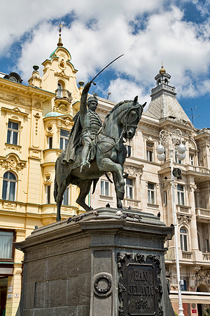 Statue of Ban Josip Jelacic - Zagreb