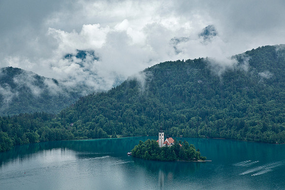 Lake Bled from Bled Castle