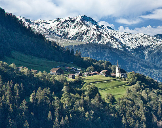 Village & Church - Swiss Alps