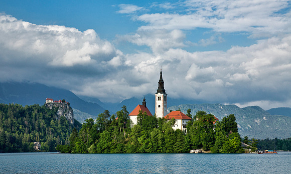 Assumption of Maria Church & Bled Castle