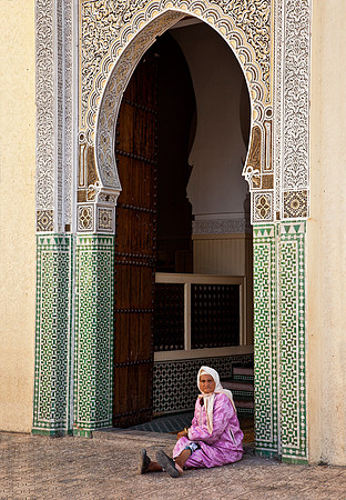 Mosque Beggar - Fez