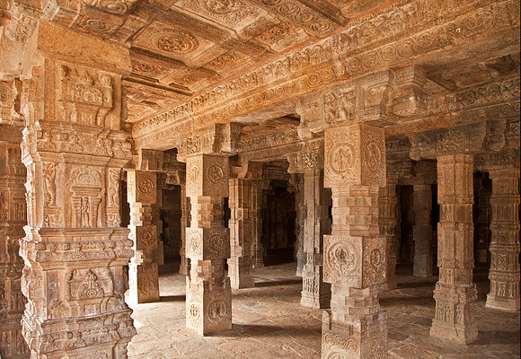 Carved Columns - Airavatheswara Temple, Darasuram, Kumbakonam