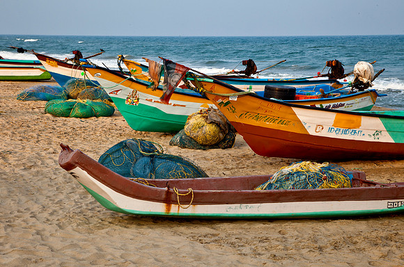 Fishing Boats - Mahabalipuram