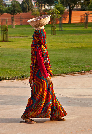 Elegant Construction Worker - Agra