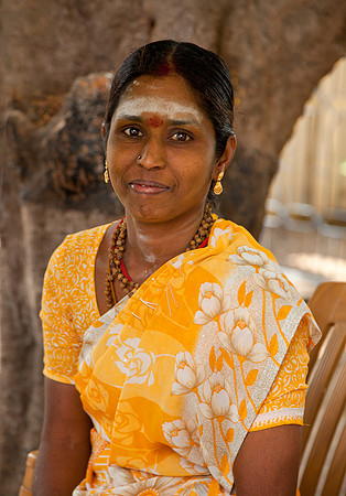 Tea Vendor with Bindi & Mala Beads