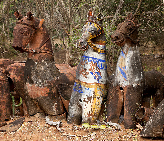 Terra Cotta Horses - Pudukkottai