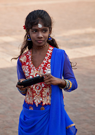 Young Girl with Phone - Jodhpur