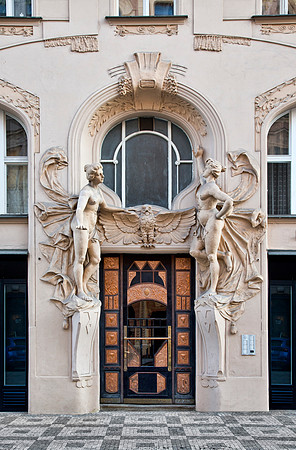 Copper Door with Figures