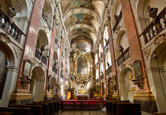 Interior - St. James Church, Prague