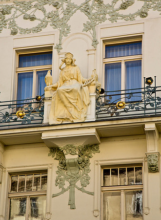 Detail - Art Nouveau Balcony
