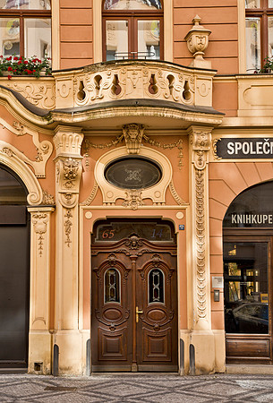 Art Nouveau Doorway - Prague
