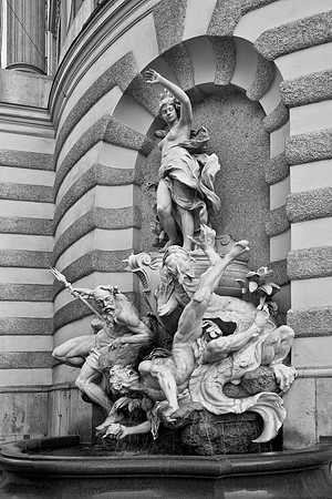 Fountain - Hofburg Palace