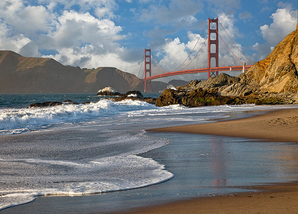 The Golden Gate from Baker Beach