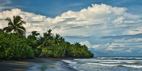 Puma Beach with Clouds - Corcovado