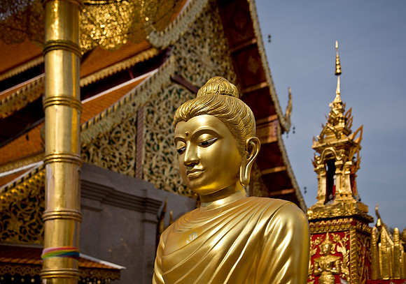 Gold Buddha - Doi Suthep Temple, Thailand