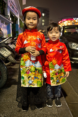New Years Celebrants