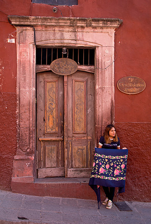 Shawl Seller & Doorway