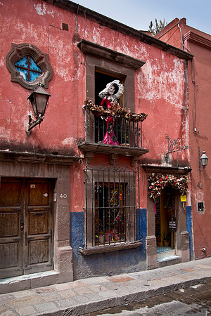 Lady on Balcony
