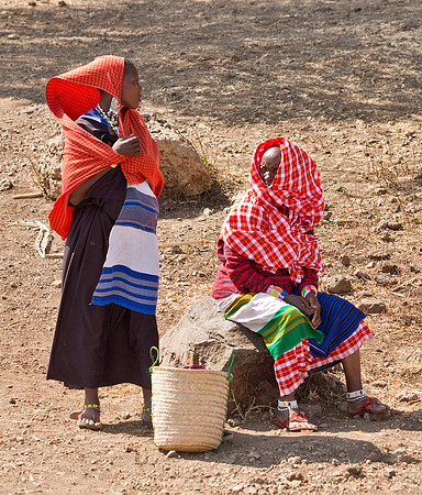 Returning from Market - Rural Tanzania