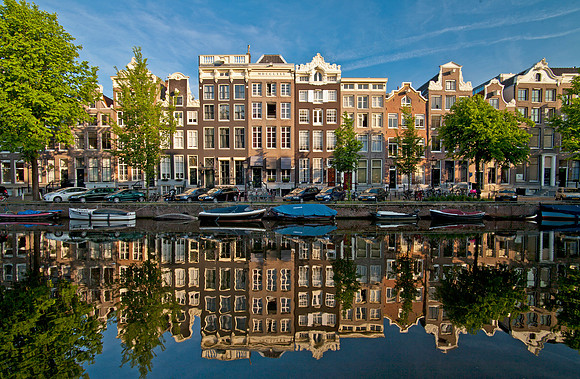 Canal Reflection - Amsterdam