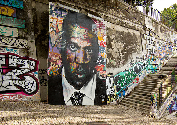 "JayZ" & Graffiti - Lisbon (artist unknown)