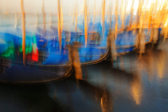 Abstract - Gondolas, Grand Canal