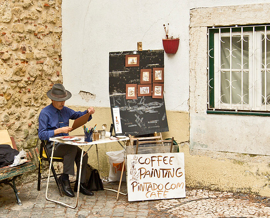 The "Coffee" Painter - Lisbon
