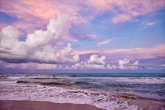 Moonrise at Sunset - Bajia Grande, Puerto Rico