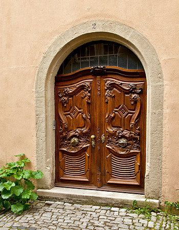 Hand Carved Door - Bavaria