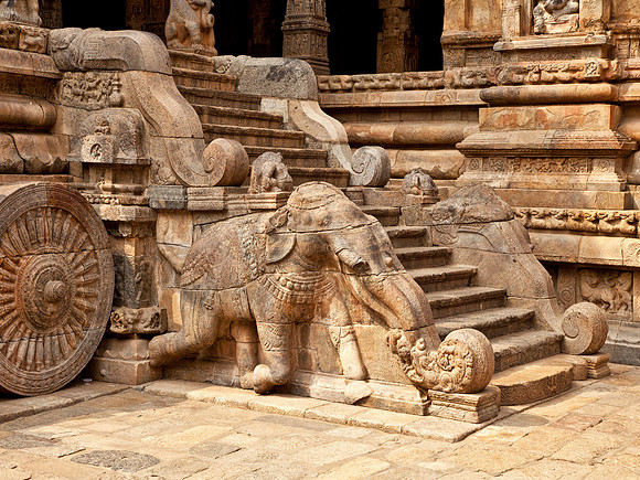 Elephant Staircase - Airavatheswara Temple