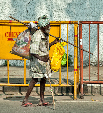 Returning from Market - Chennai
